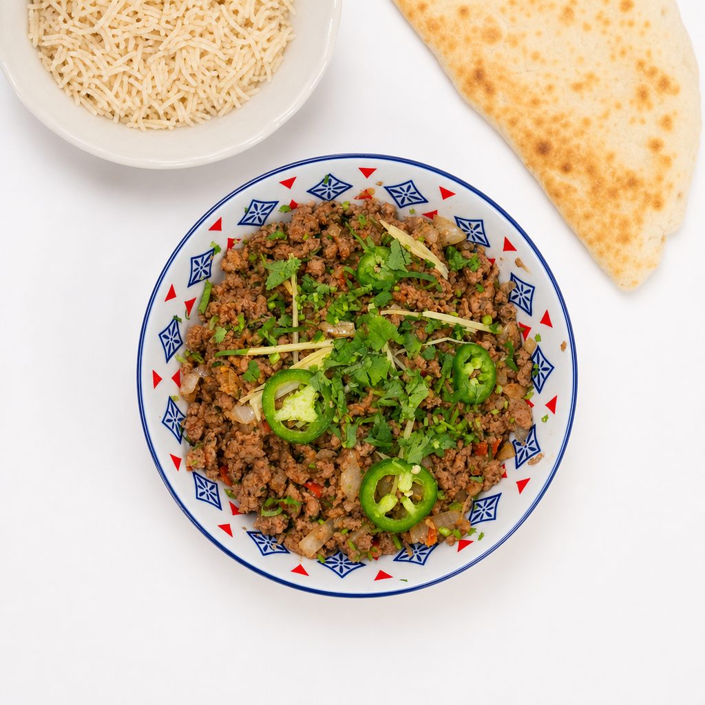Chicken Tawa Qeema.
