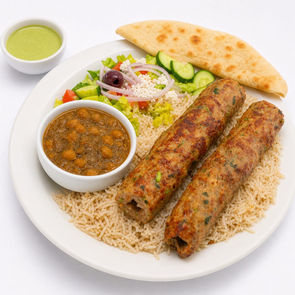 #3 Ground Chicken Seekh Kabob.
