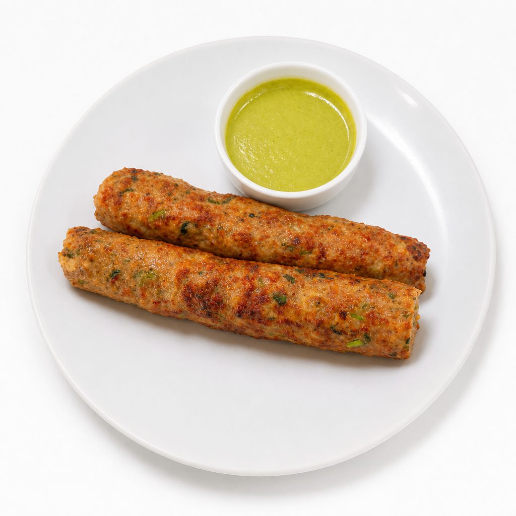 Chicken Seekh Kabob.