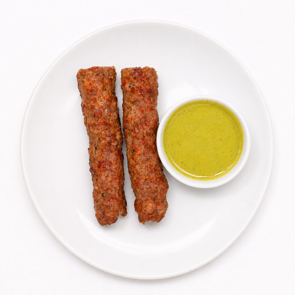 Beef Seekh Kabob.