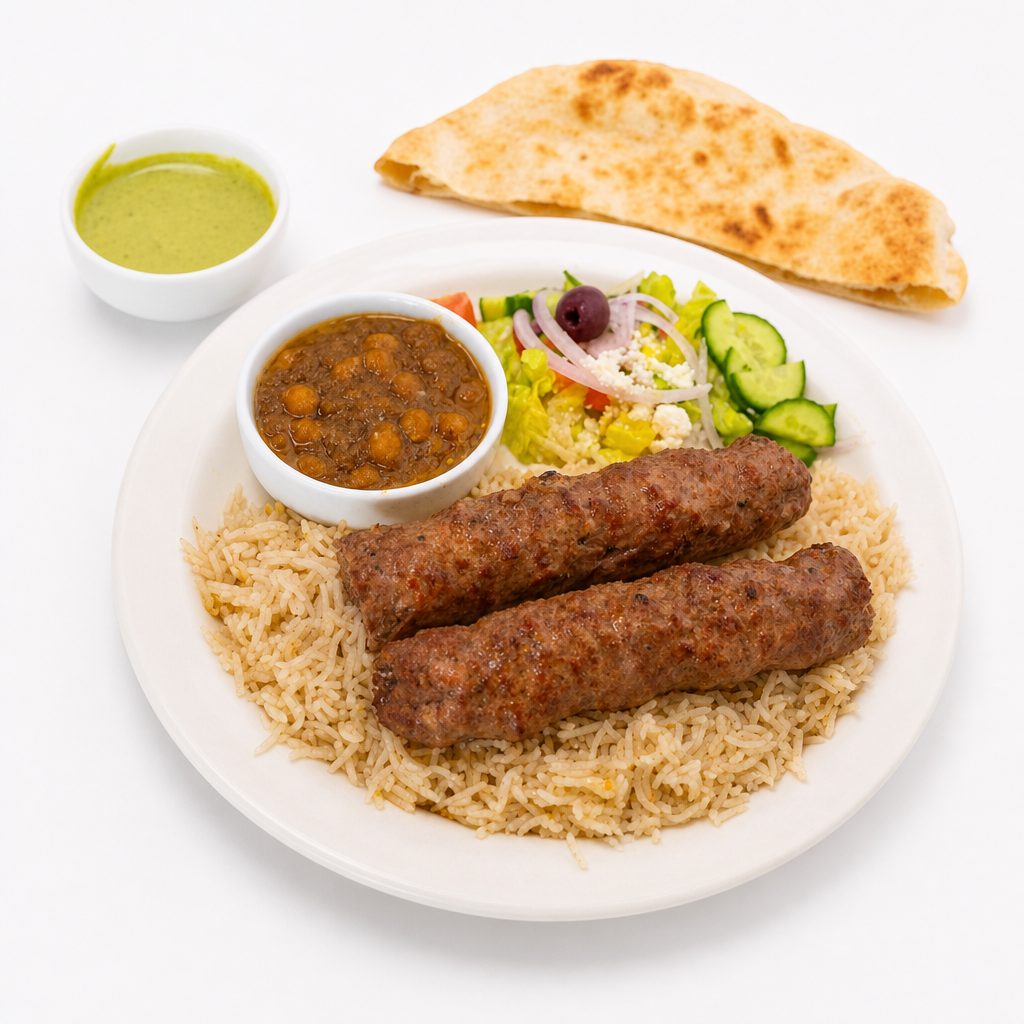 #6 Beef Seekh Kabob (Kobideh).