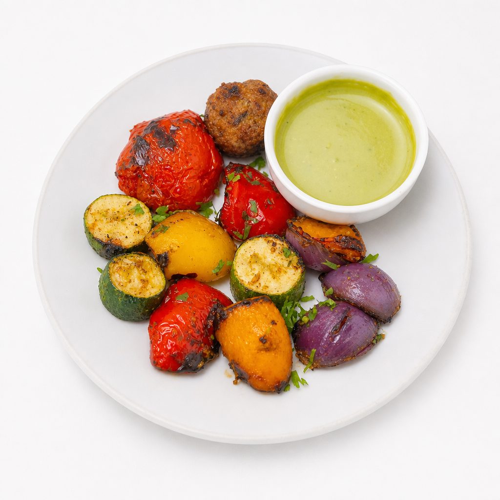 Grilled Veggie Kabob.