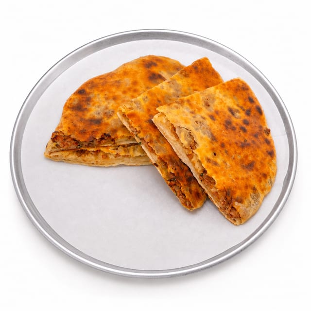 Beef Qeema Naan.