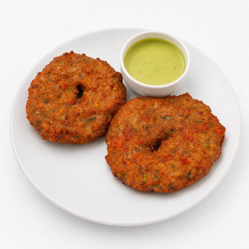 Chicken Chapli Kabob.