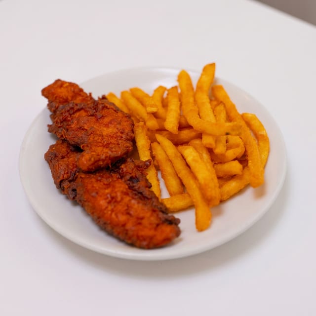 Chicken Tenders & Fries.