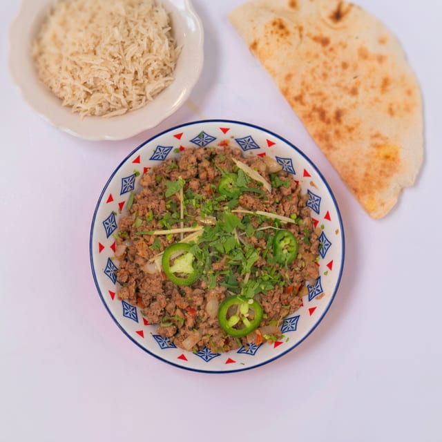 Chicken Tawa Qeema.