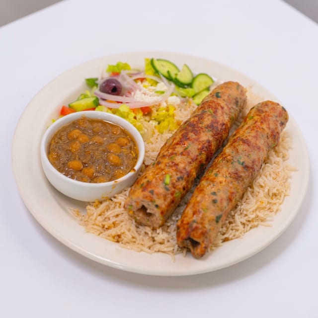 #3 Ground Chicken Seekh Kabob.