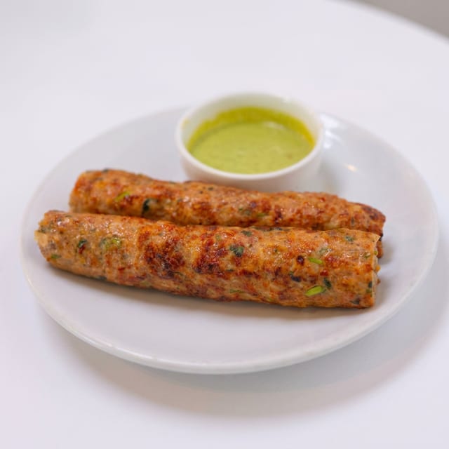 Chicken Seekh Kabob.