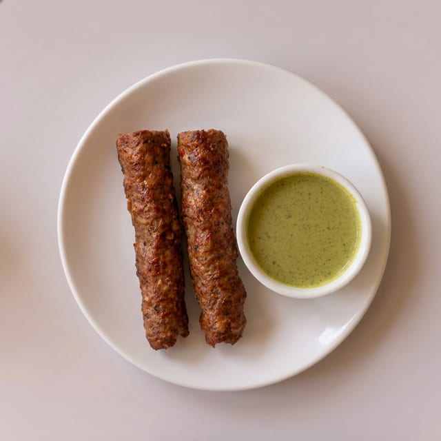 Beef Seekh Kabob.