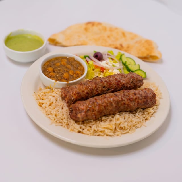 #6 Beef Seekh Kabob (Kobideh).