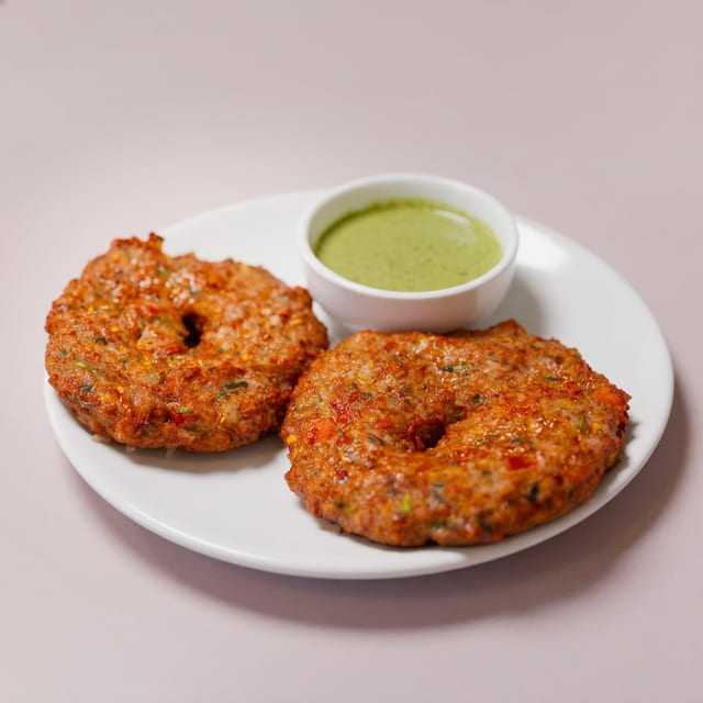 Chicken Chapli Kabob.