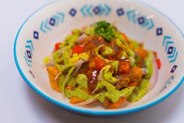 Samosa Chaat.